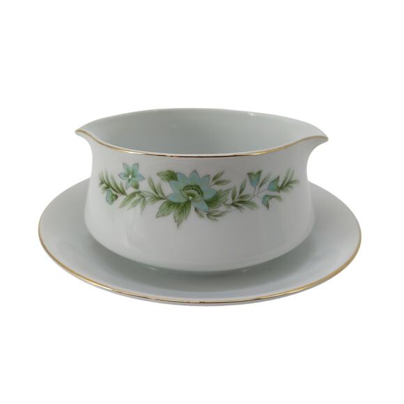 Gravy Boat Dish Creative Manor Reg No. 9169 Fine China Japan Thanksgiving - Picture 1 of 14
